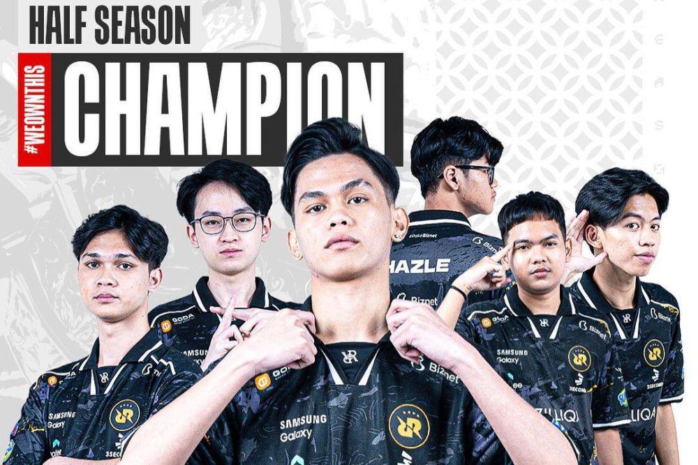 RRQ Hoshi juara paruh musim MPL ID S14 (instagram.com/@mpl.id.official)