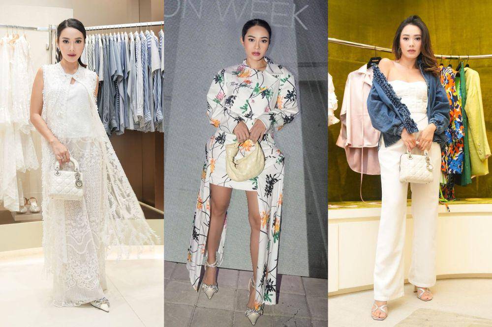 OOTD nuansa putih ala Merdianti Octavia (instagram.com/merdioctav)