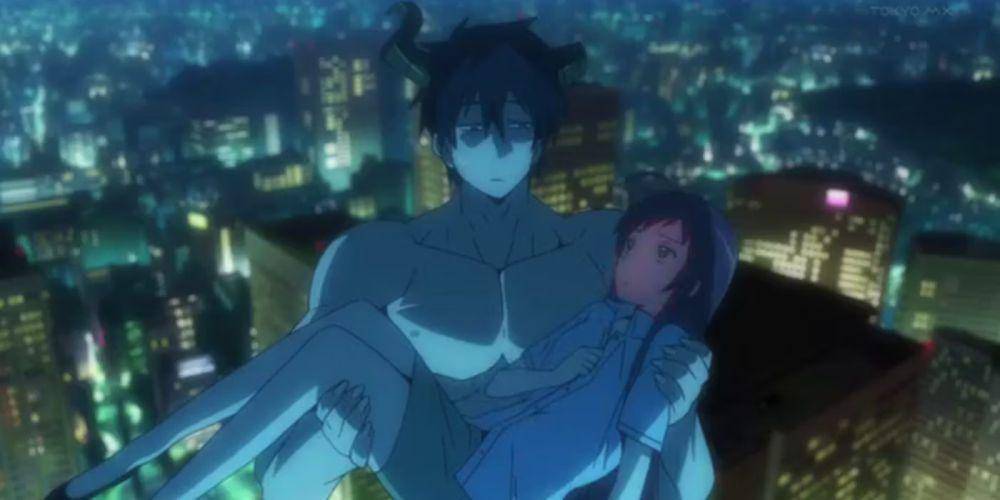 Sadao Maou dan Emilia karakter The Devil Is A Part-Timer! (dok. White Fox/The Devil Is A Part-Timer!)