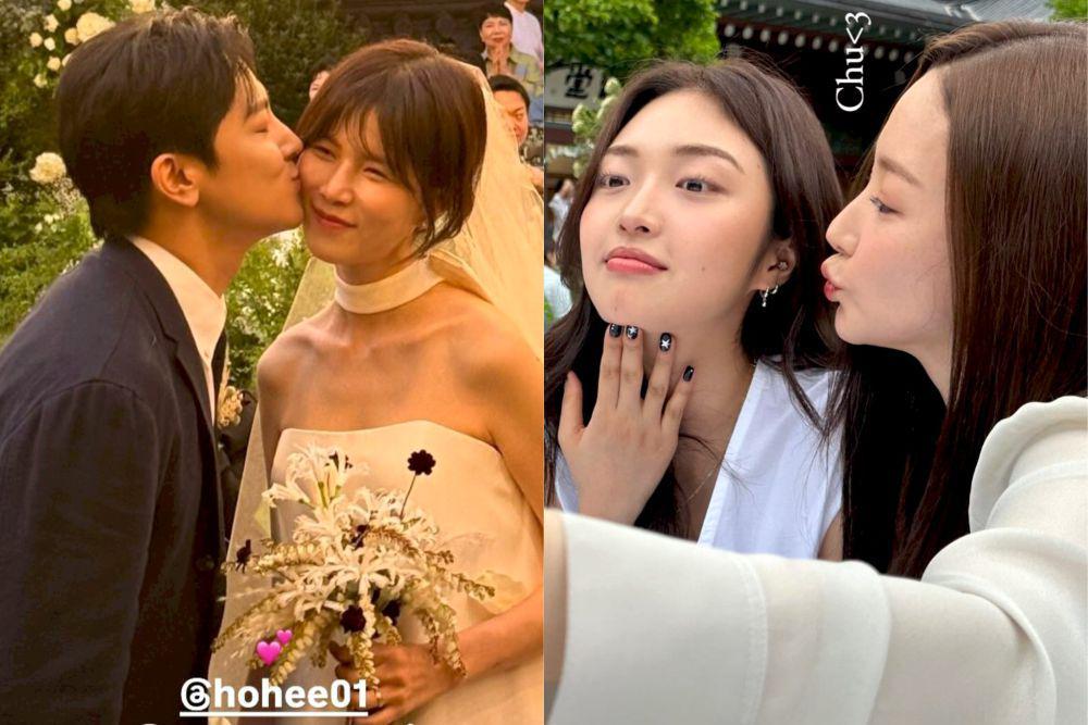 momen pernikahan Gong Min Jung (instagram.com/greengreen_j)