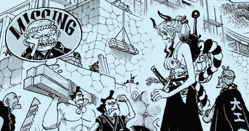 Yamato di cerita sampul One Piece 1125. (mangaplus.shueisha.co.jp/One Piece)