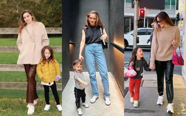 8 Ide Outfit Hangout Bareng Anak ala Yasmine Wildblood, Tetap Trendy!