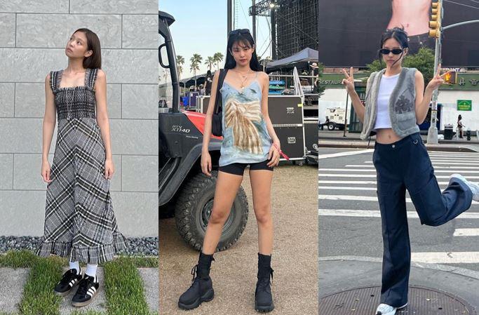 OOTD sleeveless ala Jennie BLACKPINK (instagram.com/jennierubyjane)