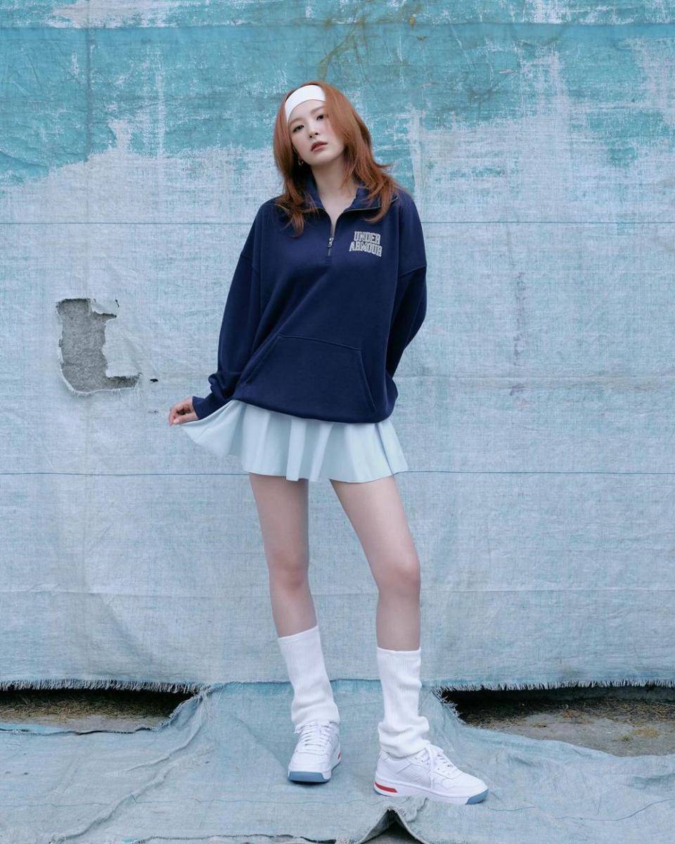 referensi outfit olahraga ala Seulgi Red Velvet (instagram.com/hi_sseulgi)