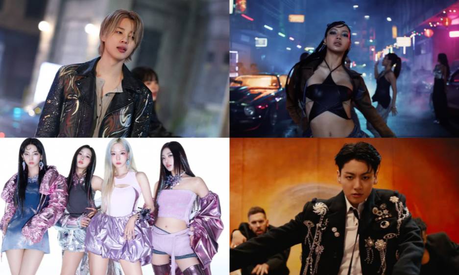 potret Jimin BTS, Lisa BLACKPINK, aespa dan Jungkook BTS (dok. BIG HIT MUSIC | dok. LLOUD | dok. SM ENT)