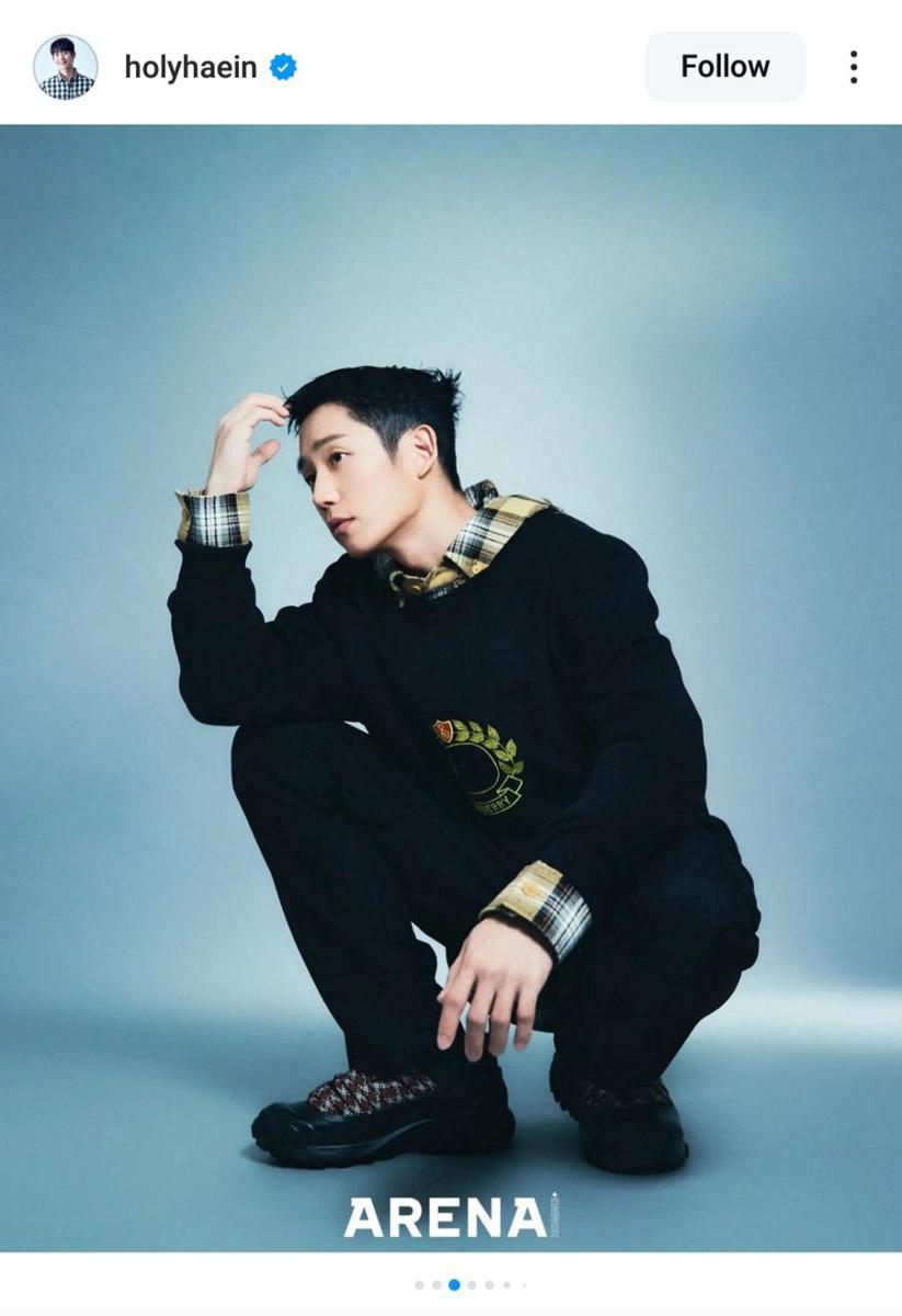 potret Jung Hae In (instagram.com/holyhaein)