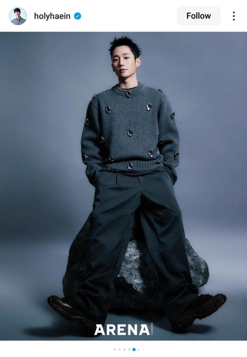 potret Jung Hae In (instagram.com/holyhaein)