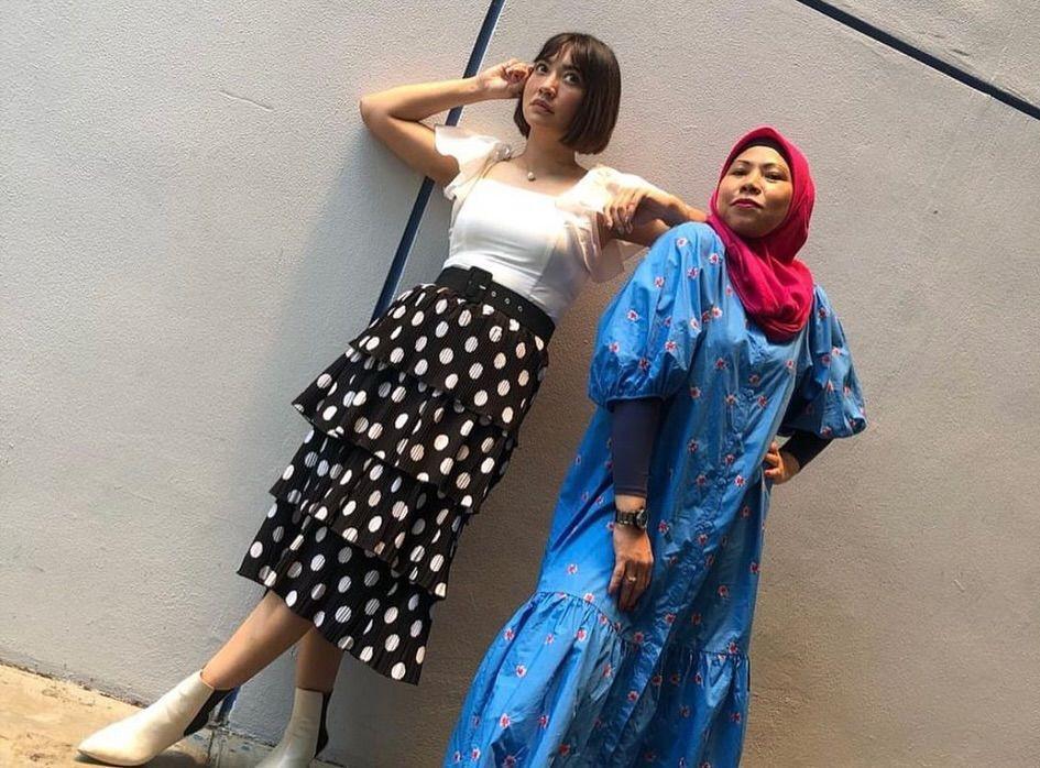 Hesti Purwadinata dan manajer (Instagram.com/hestipurwadinata)