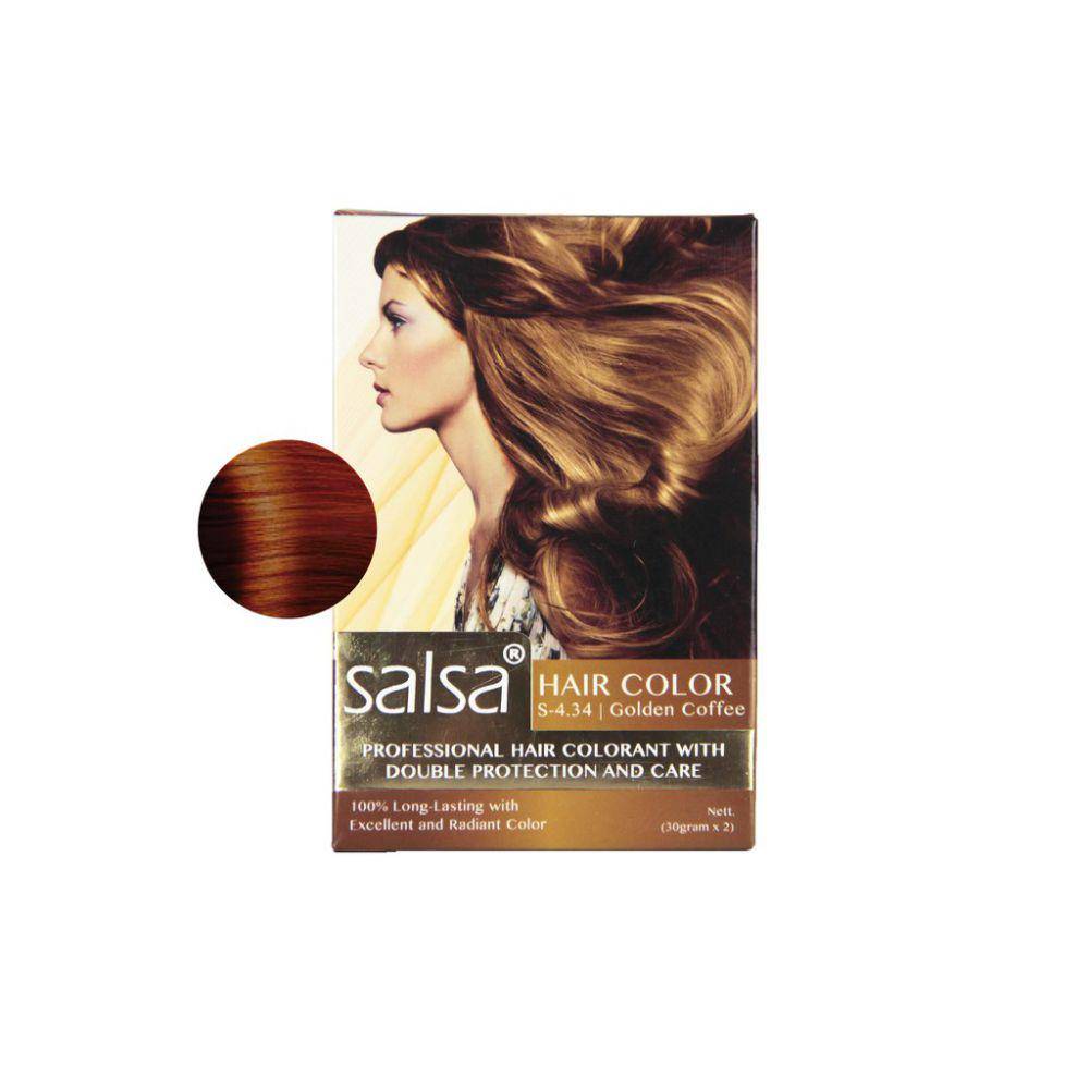 SALSA Hair Color Golden Coffee (Shopee/Salsa Cosmetic Official Shop)