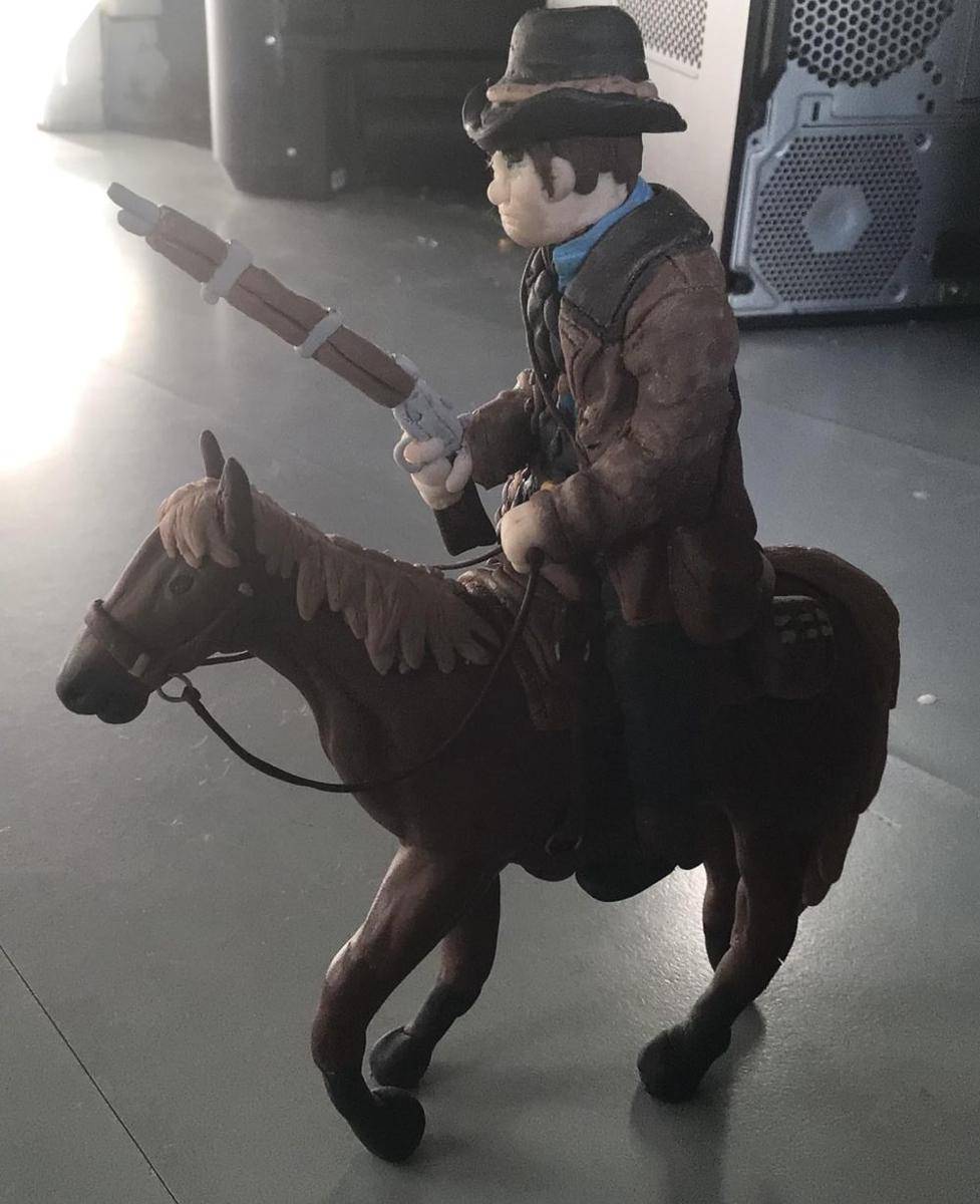 potret kreasi tangan Red Dead Redemption (reddit.com/user/NagitoIsHot)