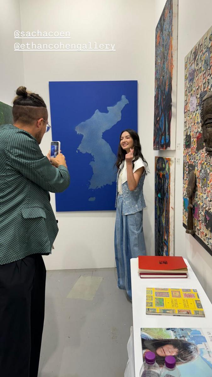 potret Raline Shah di pameran seni(instagram.com/ralineshah)
