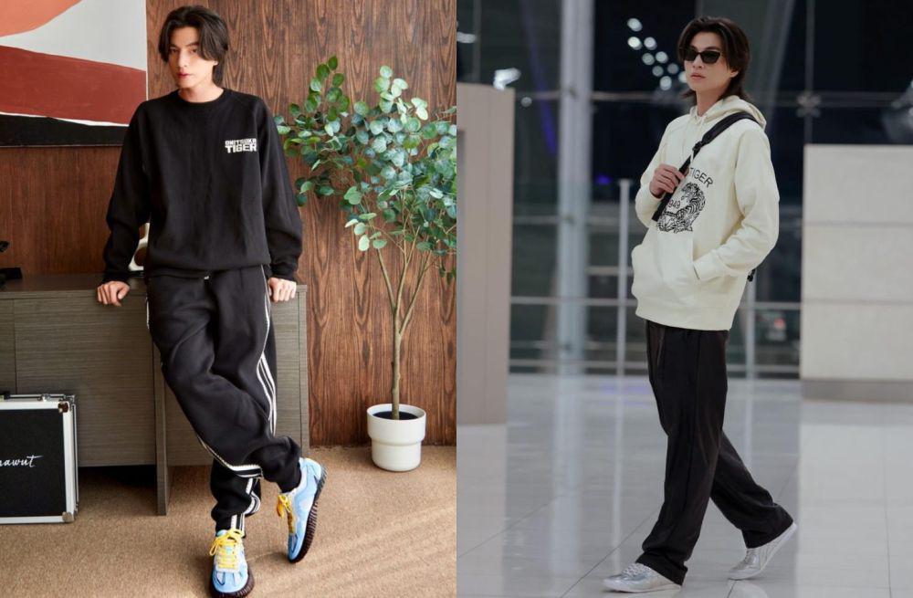 9 Inspirasi Outfit untuk Road Trip ala Gulf Kanawut, Comfy Banget!