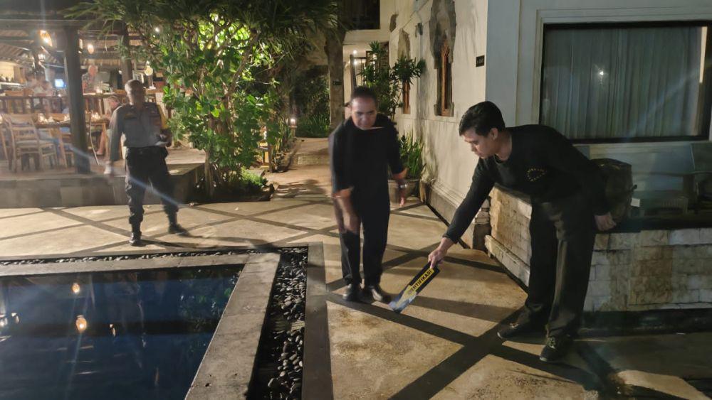 WNA India ditemukan tewas di dasar kolam renang hotel di Karangasem. (Dok. IDN Times/istimewa)