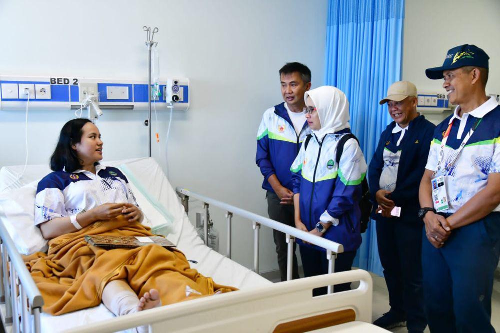 Atlet Terjun Payung Jabar Yazella Agustin Alami Patah Kaki