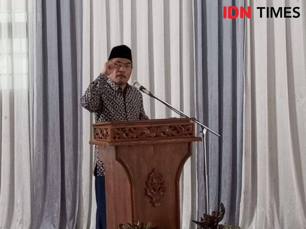 Bupati Bantul, Abdul Halim Muslih.(IDN Times/Daruwaskita)