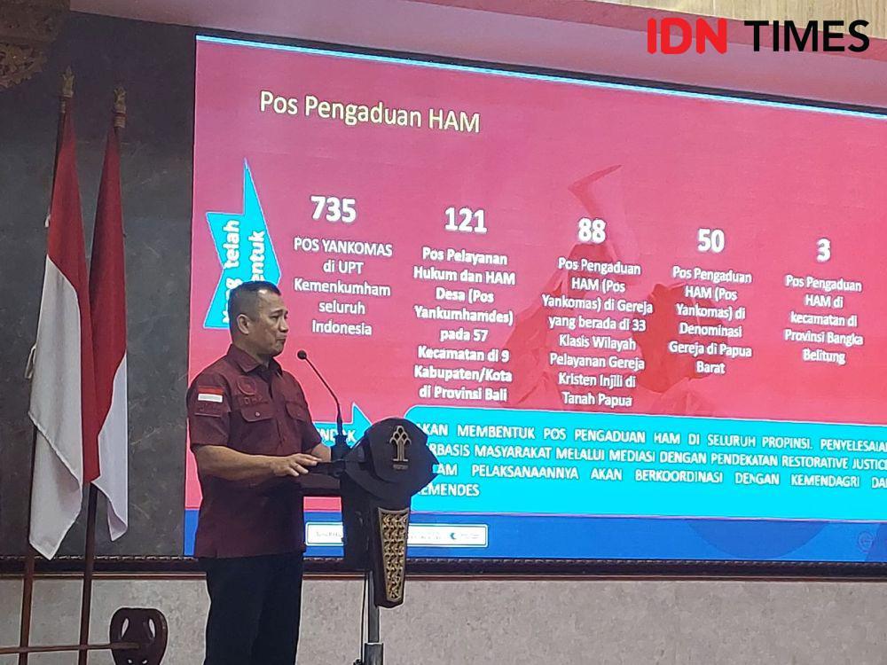 Direktur Jenderal Hak Asasi Manusia (HAM) Kemenkum HAM, Dhahana Putra di Semarang, Jawa Tengah. (IDN Times/Santi Dewi)