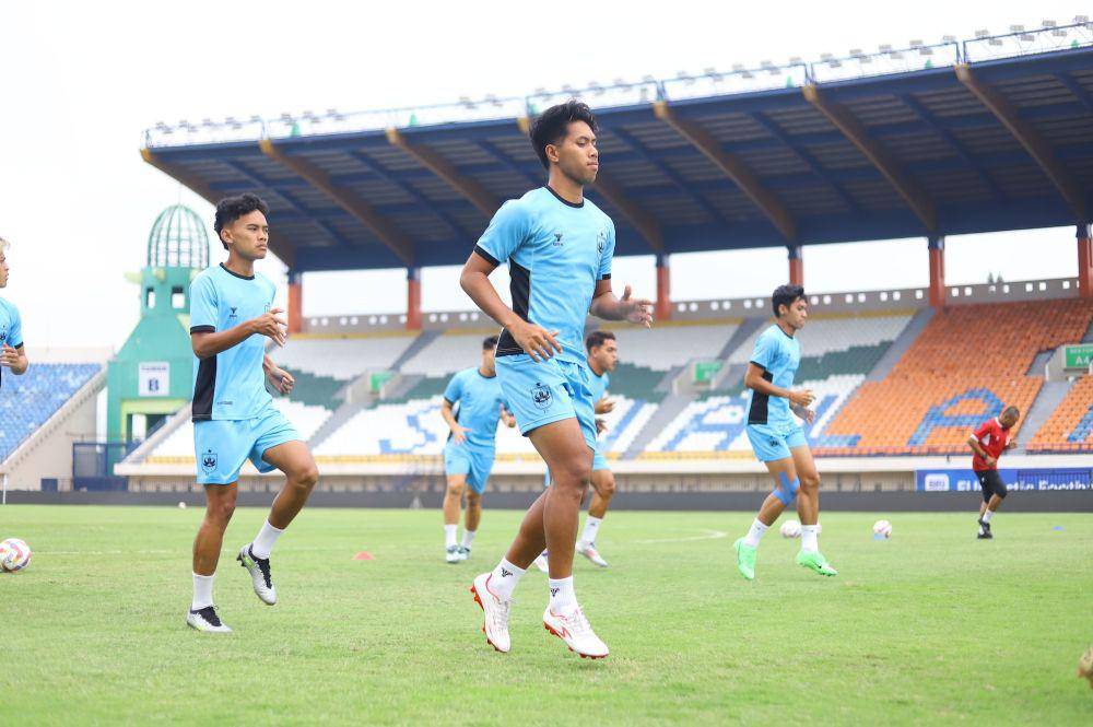 Pemain PSIS Semarang sedang jalani latihan rutin jelang pertandingan Liga 1 2024/2025.  (dok. PSIS)