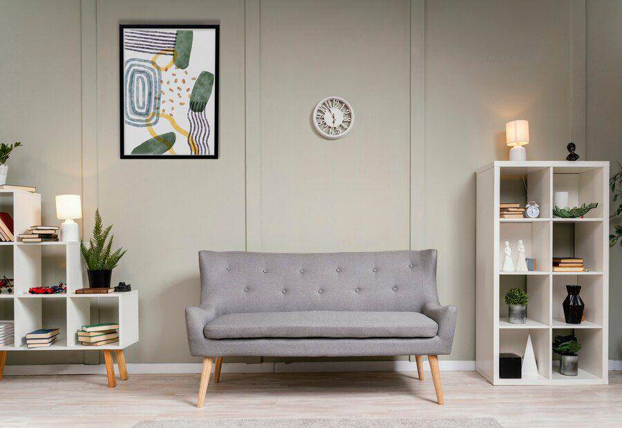 Ilustrasi barang-barang furnitur (freepik.com/freepik)