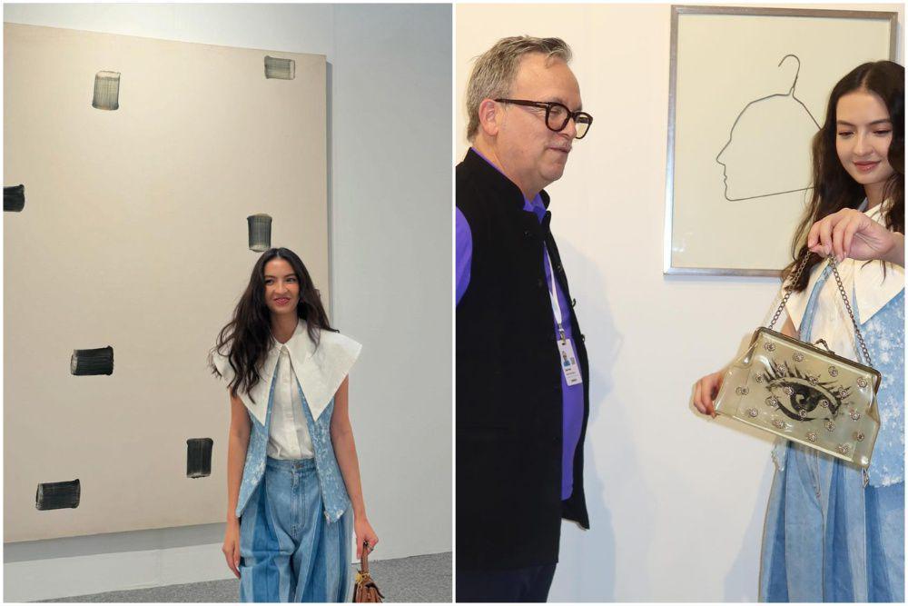 potret Raline Shah ke pameran seni (instagram.com/ralineshah)