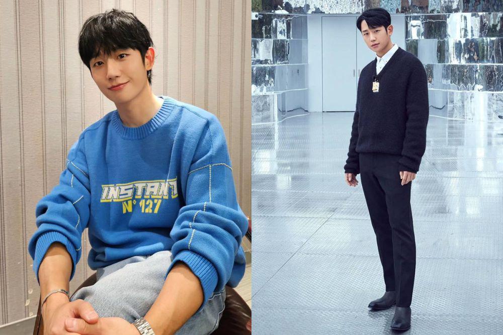 7 Ide Mix and Match Sweater ala Jung Hae In, Comfy Setiap Hari!