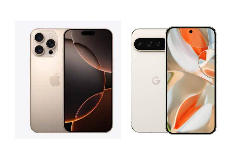 Apple iPhone 16 Pro Max (apple.com) | Google Pixel 9 Pro XL (google.com)