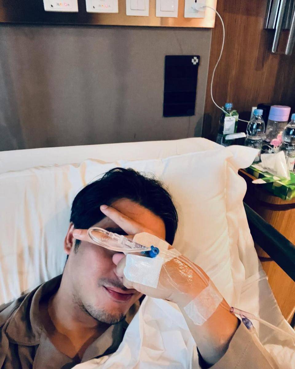potret Ricky Harun dirawat di rumah sakit (instagram.com/rickyharun)