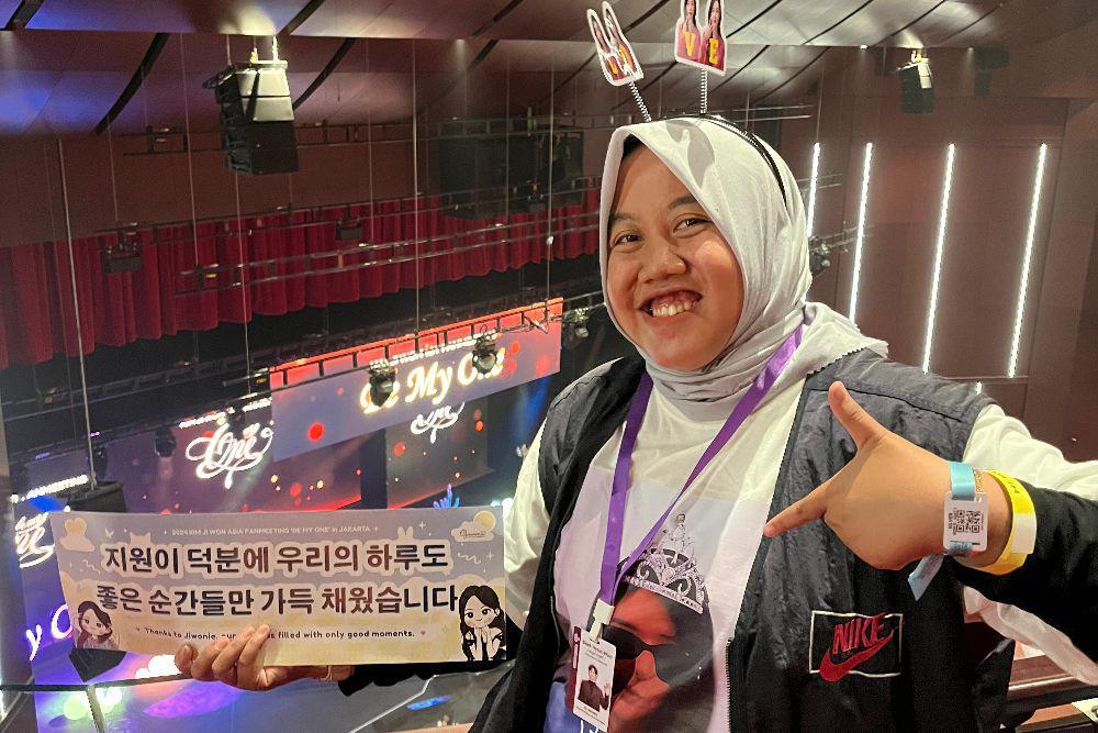 Fanmeeting Kim Ji-won Be My One in Jakarta (dok.pribadi/Dwitisya Rizky)