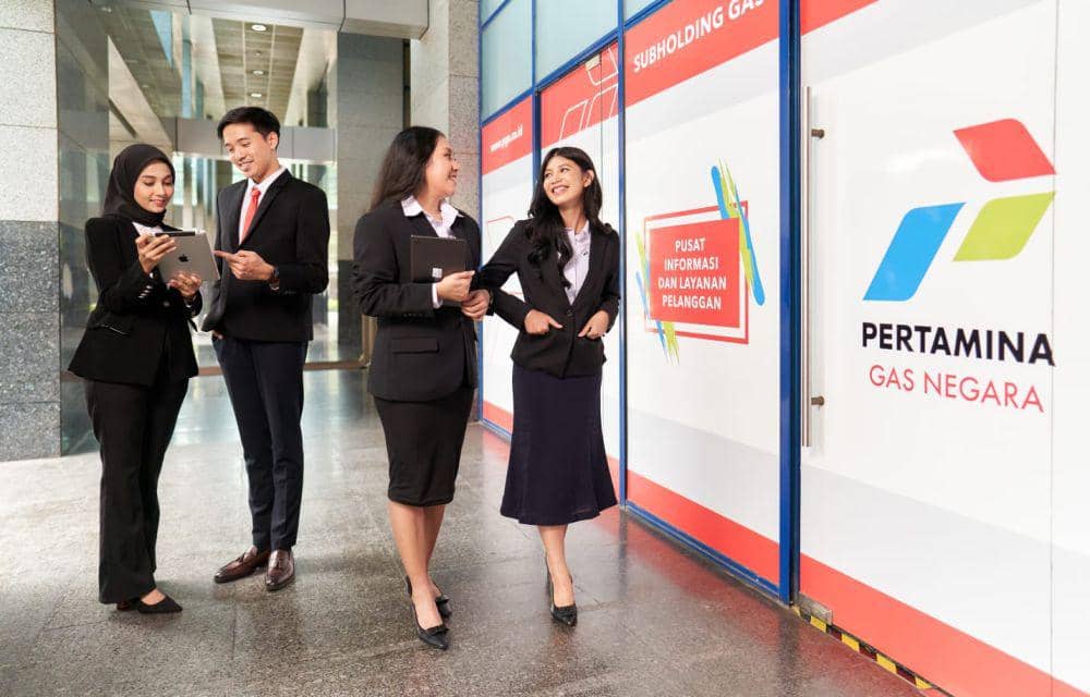 PGN mempererat sinergi dengan PT Pertamina Patra Niaga melalui kerja sama layanan pembayaran tagihan gas bumi melalui aplikasi My Pertamina. (dok. PGN)