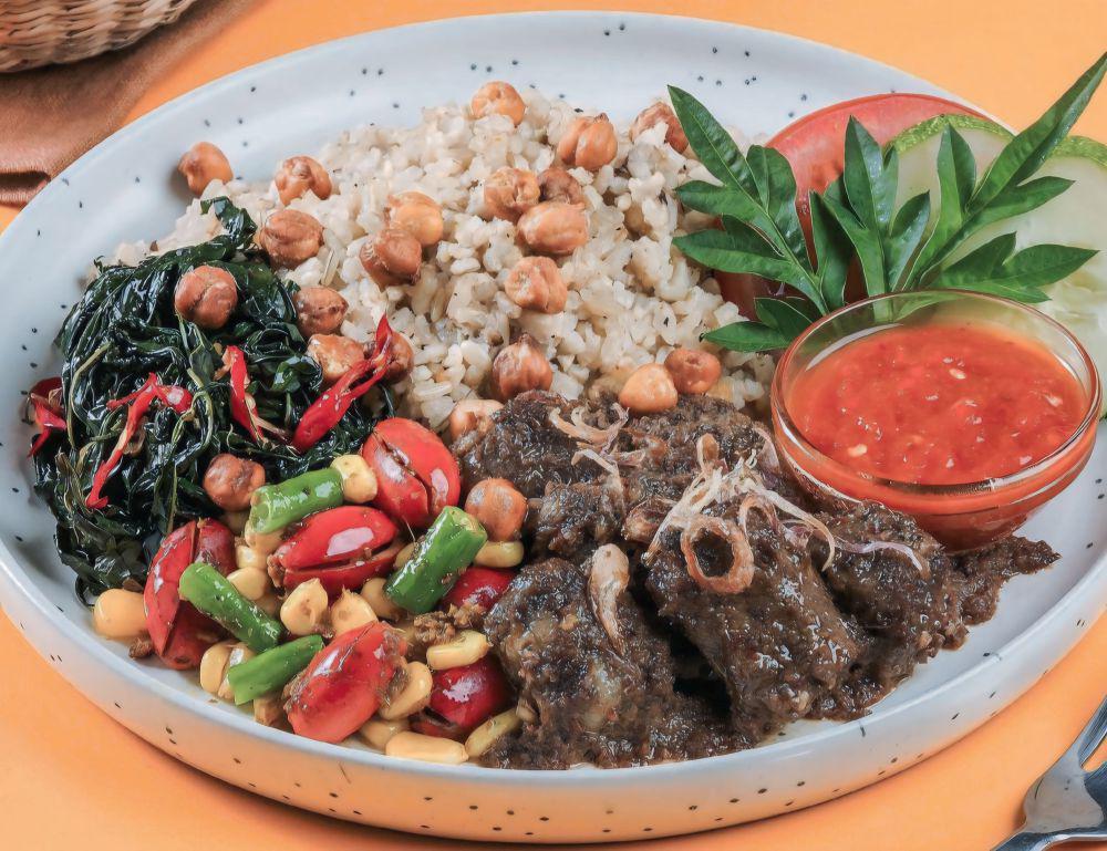 potret hidangan low calories di Grains of Glory (instagram.com/grainsofglory.id)