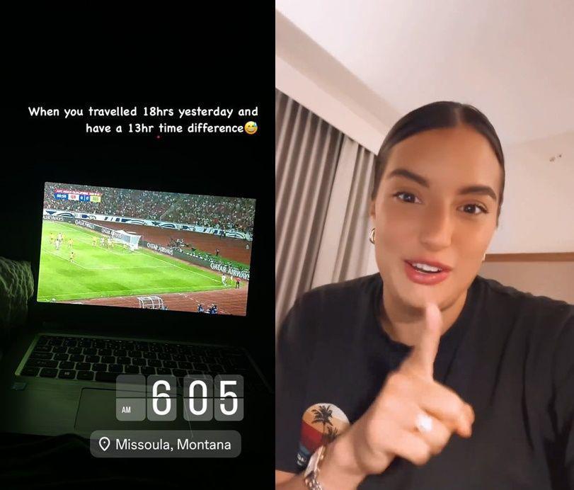 potret WAGs timnas di Indonesia vs Australia (instagram.com/acekonig)