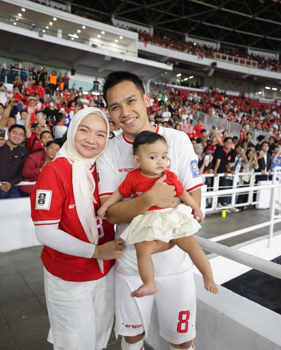 potret WAGs timnas di Indonesia vs Australia (instagram.com/witansulaiman_)