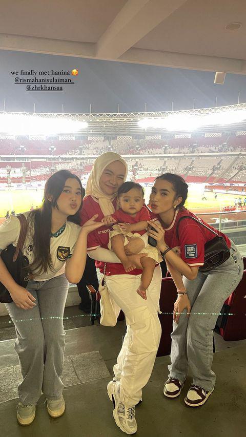 potret WAGs timnas di Indonesia vs Australia (instagram.com/nadiaraysa)
