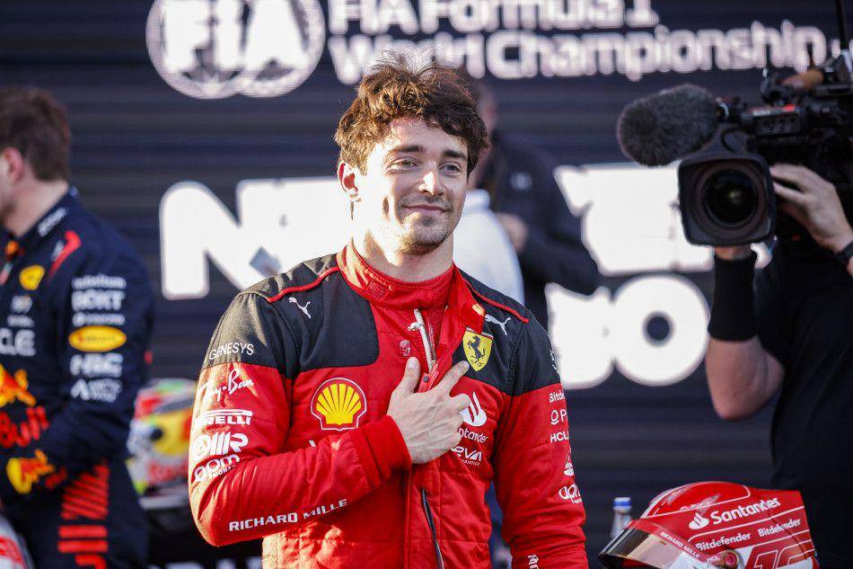 Charles Leclerc meraih pole position di GP Azerbaijan 2023. (fia.com)