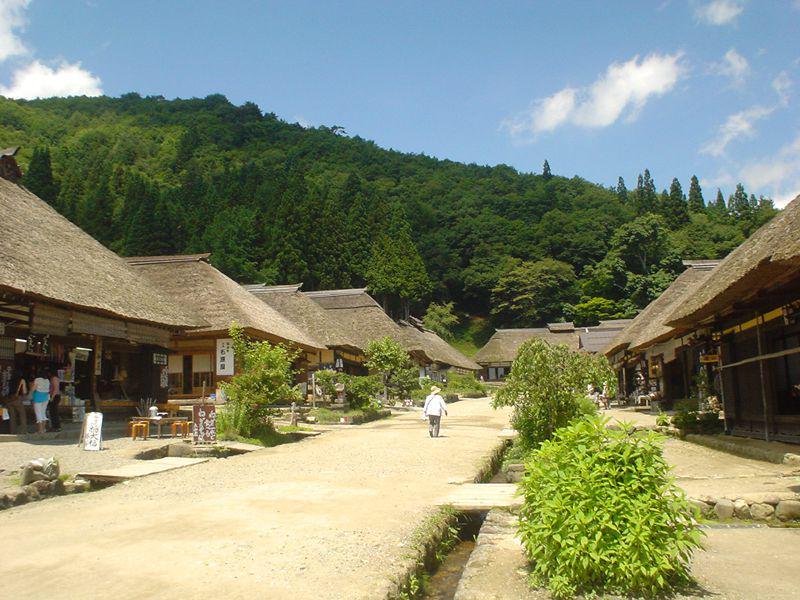 ilustrasi Desa Ouchi-juku, Fukushima (commons.wikimedia.org/Fluffy nns.)