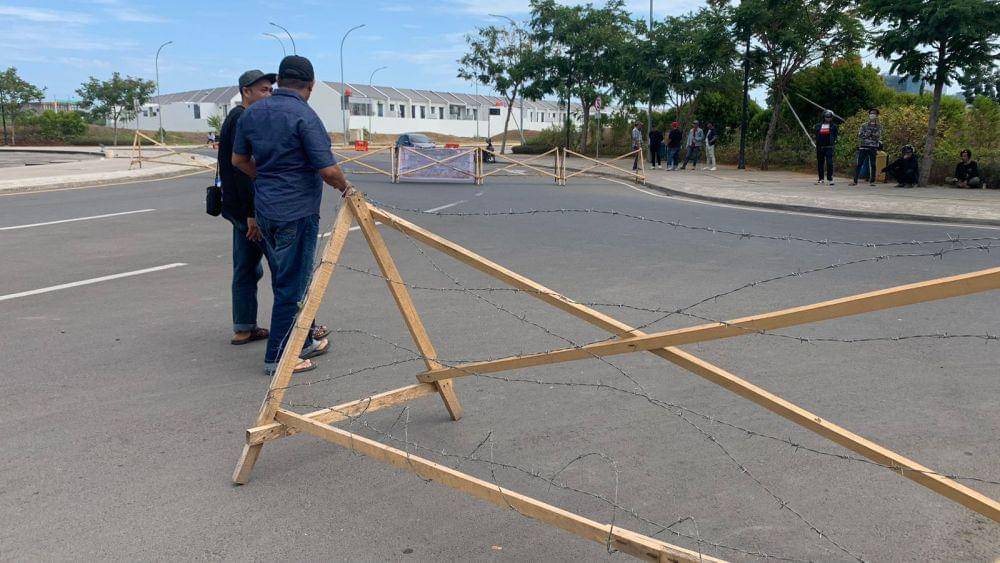 Jalan di kawasan CPI Makassar dibuka setelah sempat ditutup, Rabu (11/9/2024). (IDN Times/Istimewa)