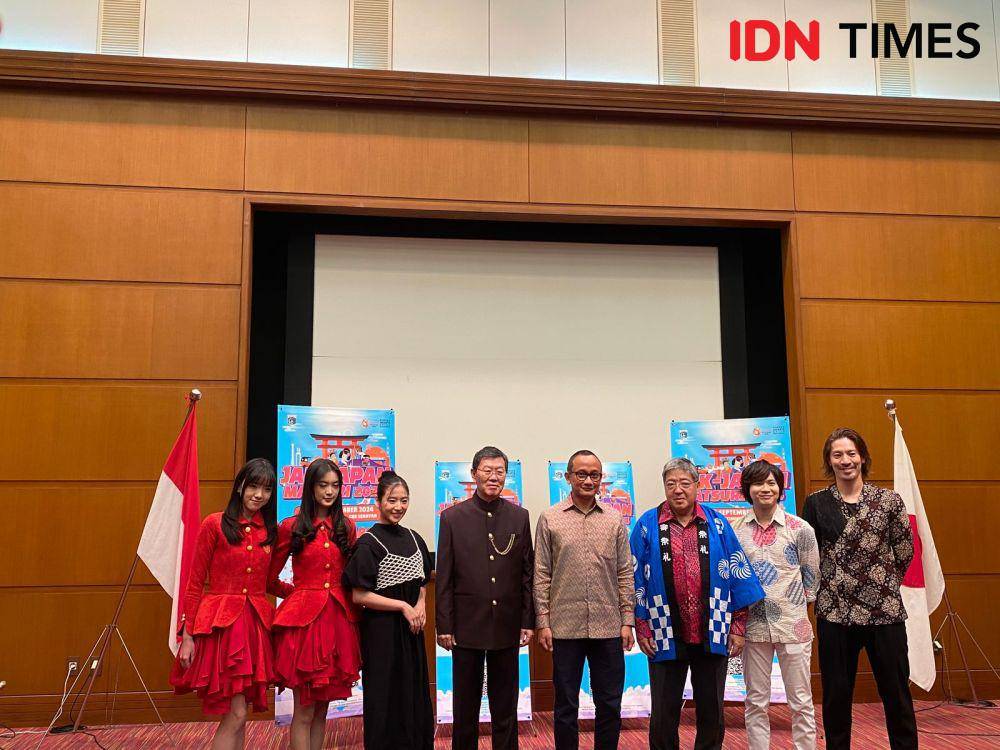 Para bintang tamu yang akan hadir di Jak-Japan Matsuri 2024. (IDN Times/Sonya Michaella)