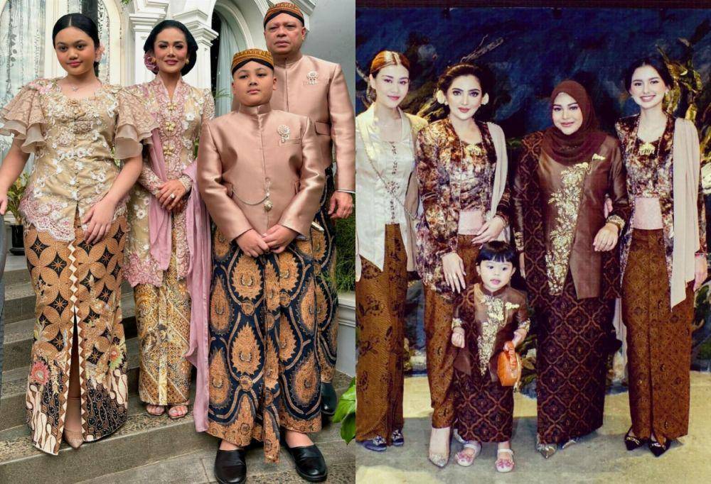 adu gaya kebaya Krisdayanti vs. Sarah Menzel (instagram.com/krisdayantilemos | instagram.com/ssarah_menzel)