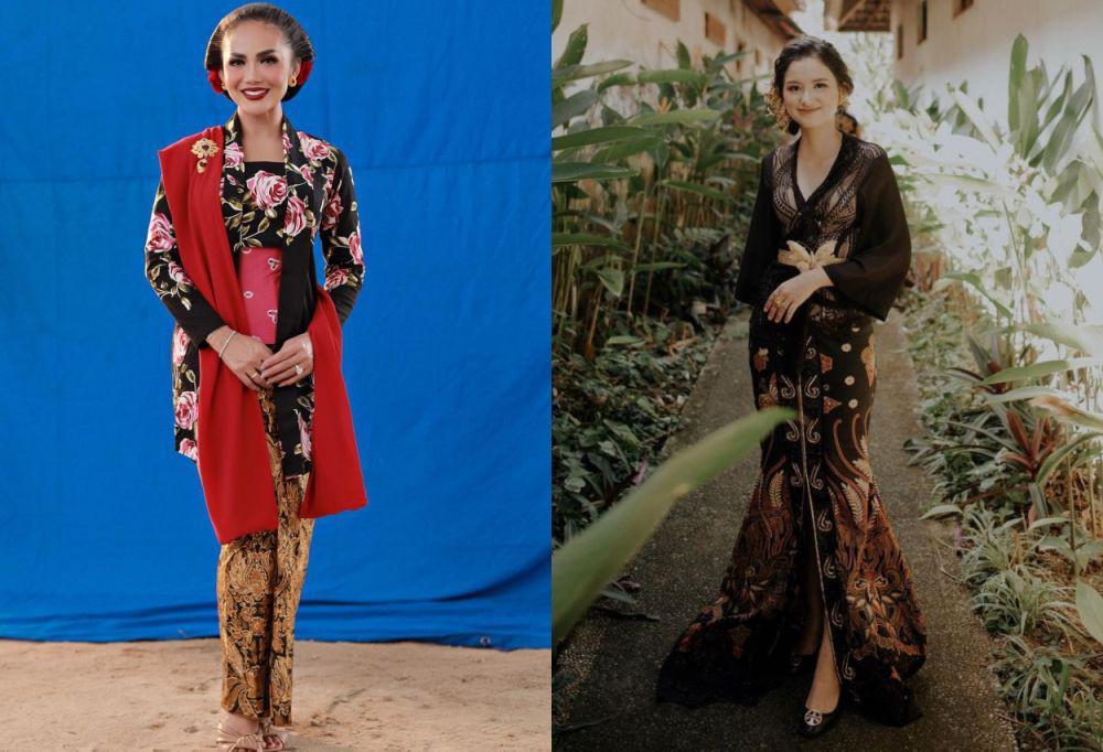 8 Gaya Kebaya Krisdayanti Vs. Sarah Menzel, Anggun!