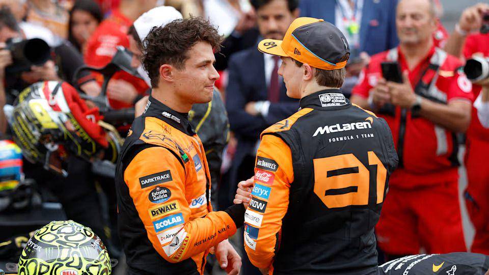 Lando Norris dan Oscar Piastri (formula1.com)