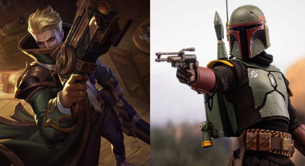 Granger dan Boba Fett (dok. Moonton/Mobile Legends: Bang Bang | dok. Lucasfilm Ltd./The Book of Boba Fett)