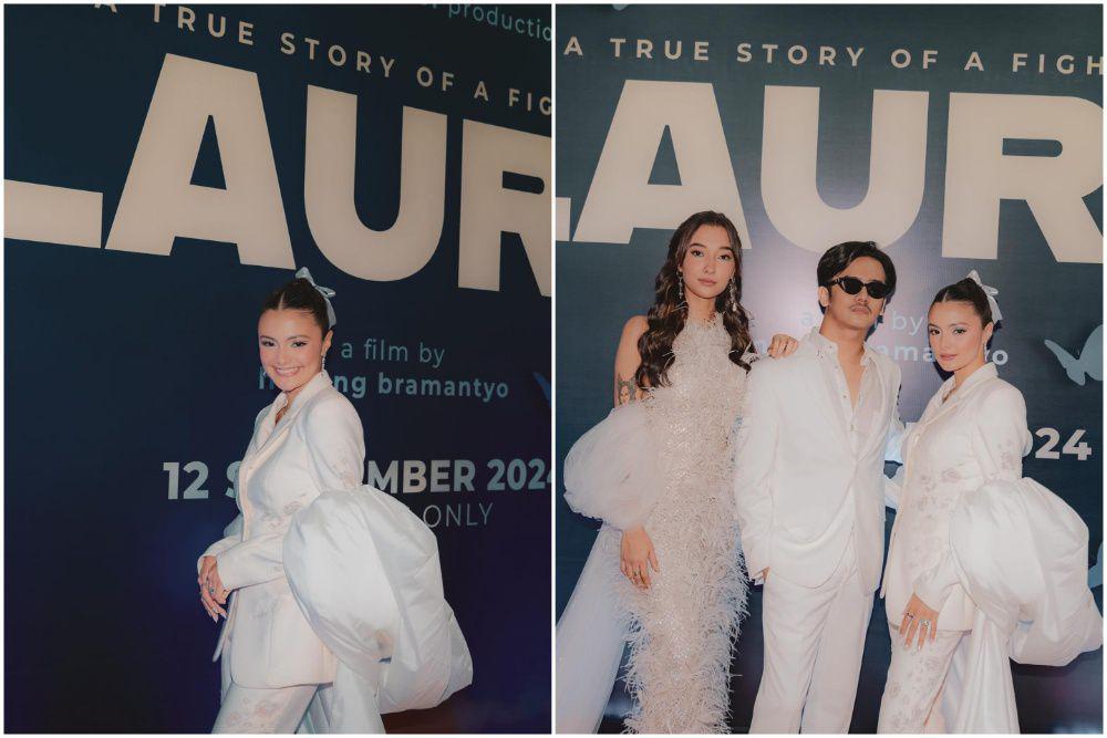 10 Potret Amanda Rawles di Gala Premiere Film Laura, Memesona!