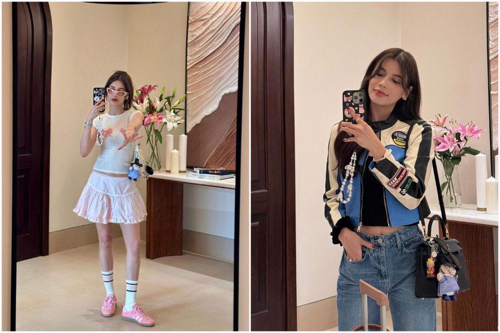 8 Mirror Selfie ala Sabrina Chairunnisa, Punya Banyak Gaya!