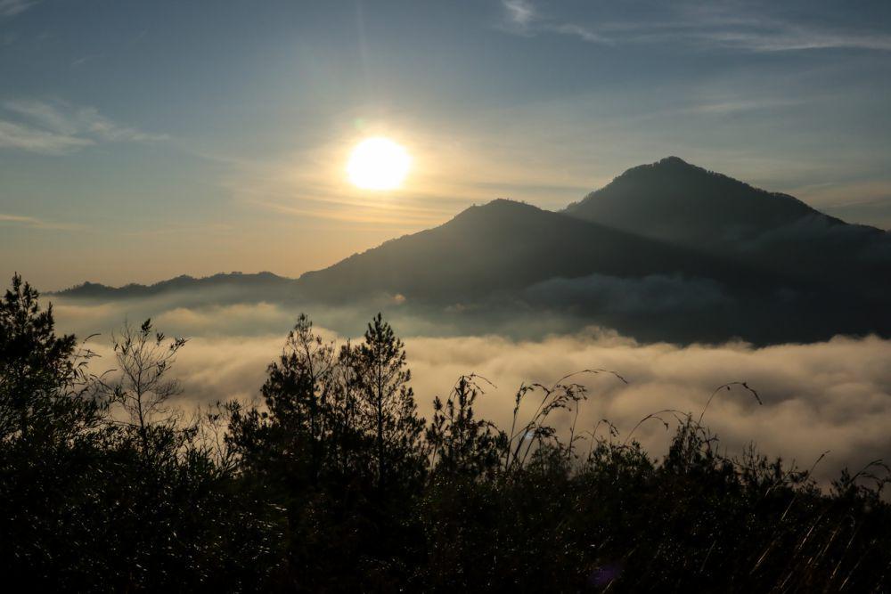 Sunrise di Gunung Batur (dok.pribadi/Natalia Indah)