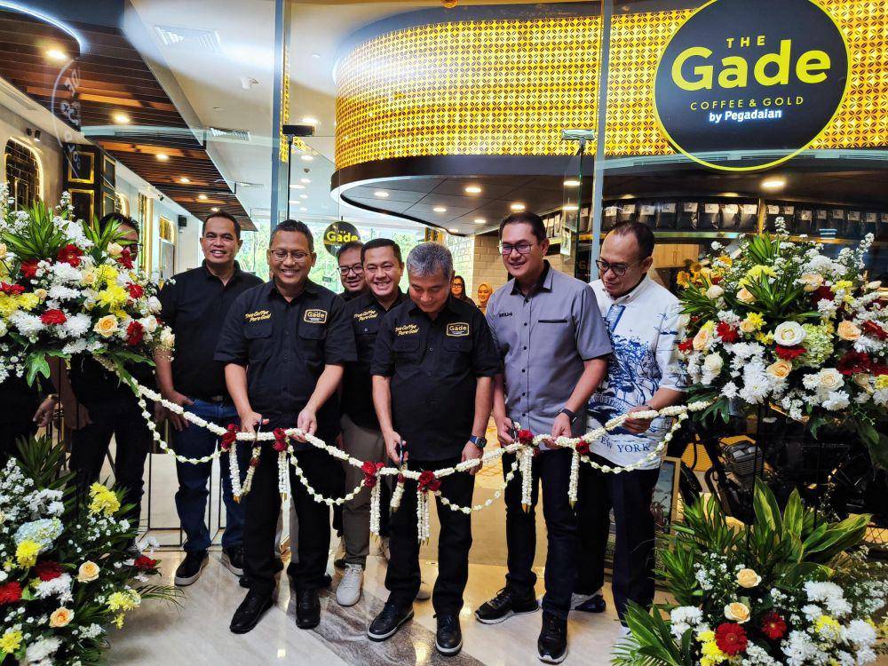 PT Pegadaian kembali membuka gerai kopi The Gade Coffee and Gold ke 45 yang bertempat di Menara Brilian Lantai 1, Jl Gatot Subroto, Tebet Jakarta Selatan, Rabu (11/09/2024). (Dok. Pegadaian)