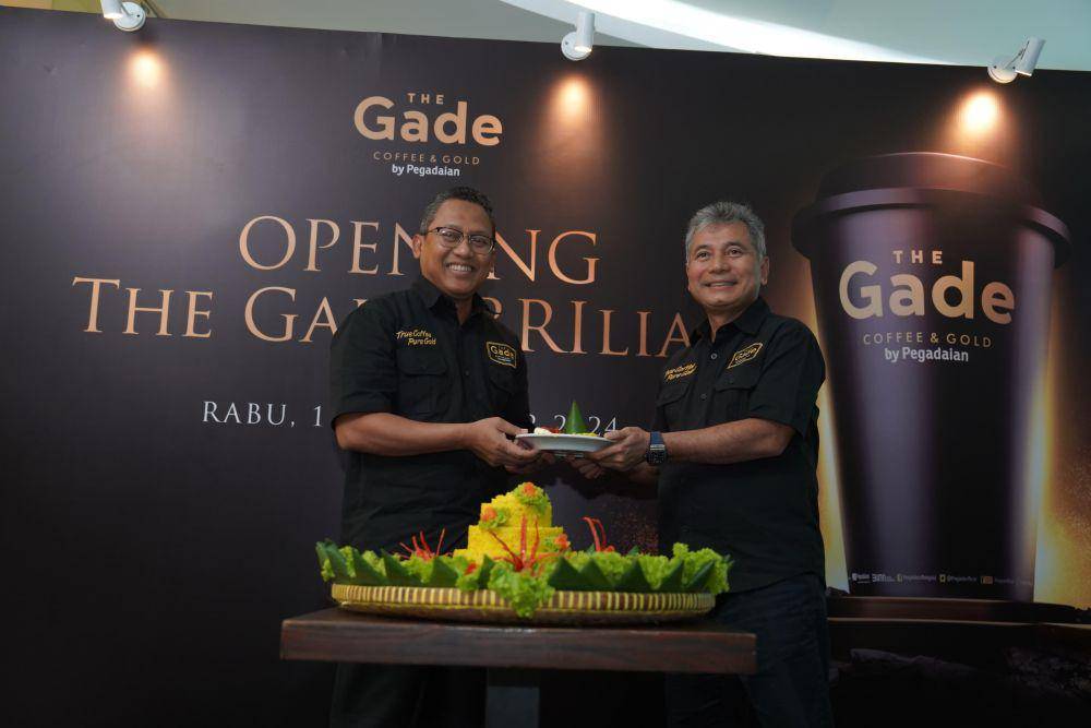 PT Pegadaian kembali membuka gerai kopi The Gade Coffee and Gold ke 45 yang bertempat di Menara Brilian Lantai 1, Jl Gatot Subroto, Tebet Jakarta Selatan, Rabu (11/09/2024). (Dok. Pegadaian)