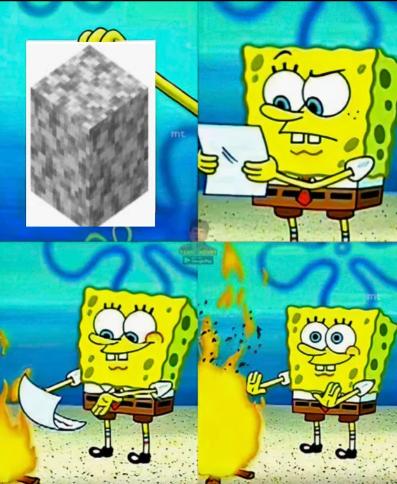 meme SpongeBob tentang Minecraft (reddit.com/imposter200)