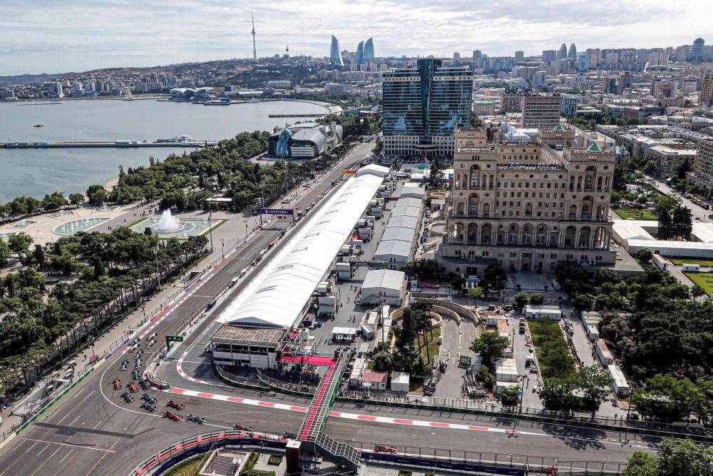 Sirkuit Jalan Raya Baku (x.com/F1)