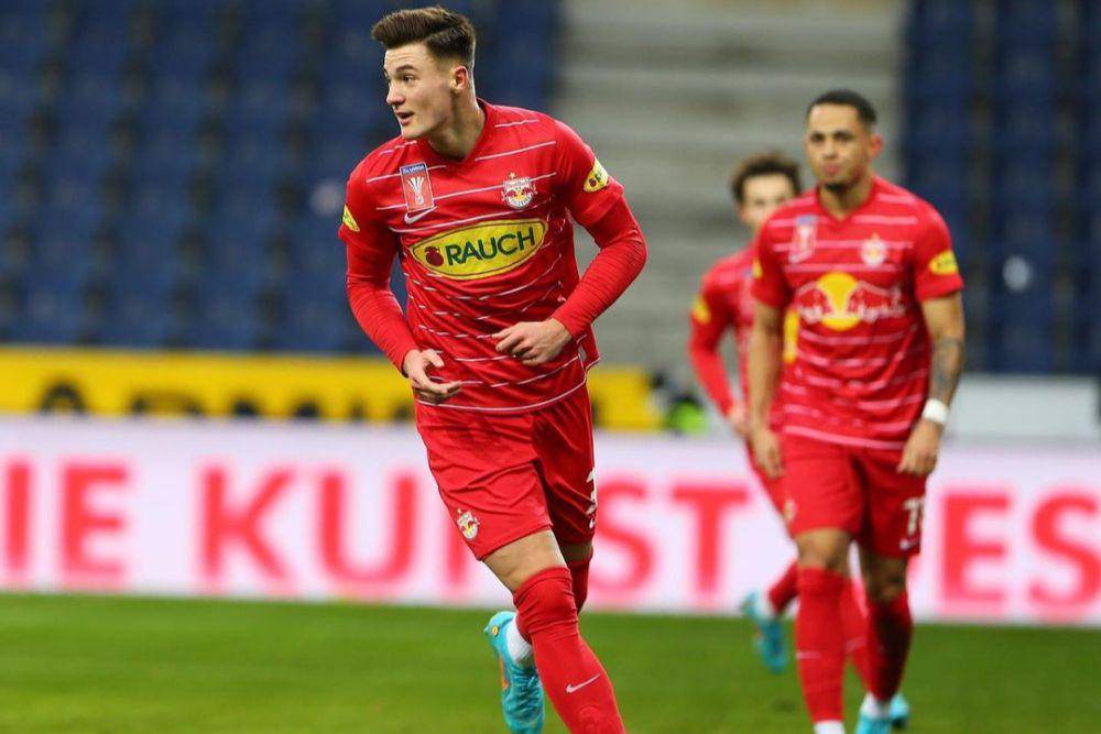Benjamin Sesko memperkuat RB Salzburg. (instagram.com/benjaminsesko)
