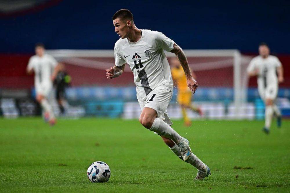 Benjamin Sesko bermain melawan Kazakhstan. (instagram.com/benjaminsesko)