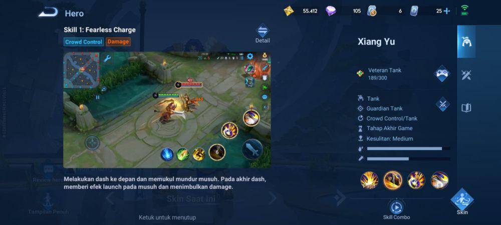 skill Xiang Yu di Honor of Kings (dok. TiMi Studio Group/Honor of Kings)
